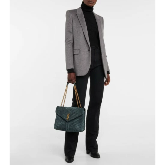 Hot Sale ๐ Saint Laurent Loulou Medium Suede Shoulder Bag ๐ - Image 4