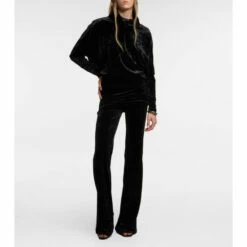 Cheap 💯 Saint Laurent High-rise Straight Velvet Pants 👏
