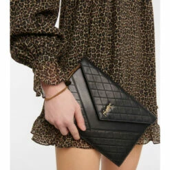 Brand new 🔔 Saint Laurent Gaby Quilted Leather Clutch 🤩