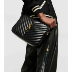 Coupon 🛒 Saint Laurent Lou Camera Leather Crossbody Bag ⭐