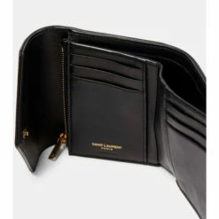 Discount 🤩 Saint Laurent Gaby Small Leather Wallet 😀