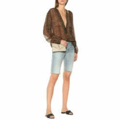 Hot Sale 🥰 Saint Laurent Bianca Leather Slides 🔔