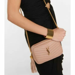 Discount 🎁 Saint Laurent Lou Mini Leather Shoulder Bag 👏