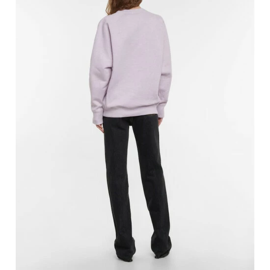 Promo 🔔 Saint Laurent Logo Cotton Sweatshirt 👍 - Image 2