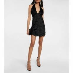 Budget ⭐ Saint Laurent Georgia Crystal-embellished 🩴 Sandals 😍