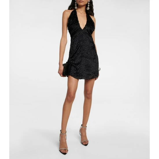 Budget ⭐ Saint Laurent Georgia Crystal-embellished 🩴 Sandals 😍