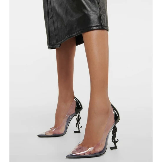 Coupon ✨ Saint Laurent Opyum 110 PVC And Leather Pumps ❤️ - Image 3