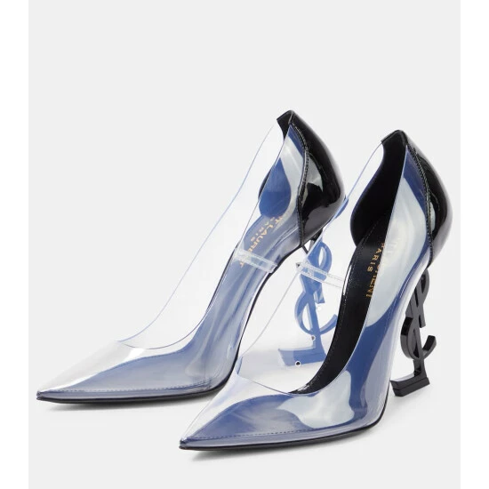 Coupon ✨ Saint Laurent Opyum 110 PVC And Leather Pumps ❤️ - Image 4