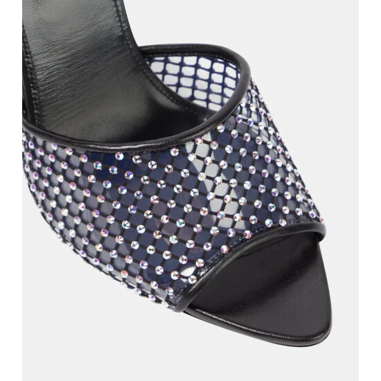 Top 10 💯 Saint Laurent Luz Embellished Mules ❤️ - Image 5
