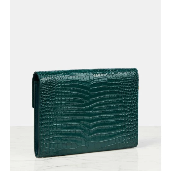 Buy ๐ Saint Laurent Monogram Leather Clutch ๐งจ - Image 3
