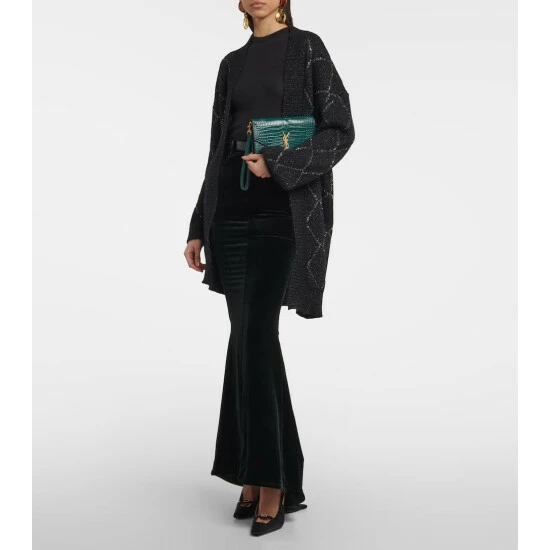 Buy ๐ Saint Laurent Monogram Leather Clutch ๐งจ - Image 4