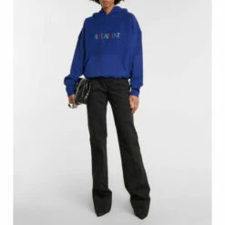 Buy ๐คฉ Saint Laurent Logo-printed Cotton Jersey Hoodie ๐