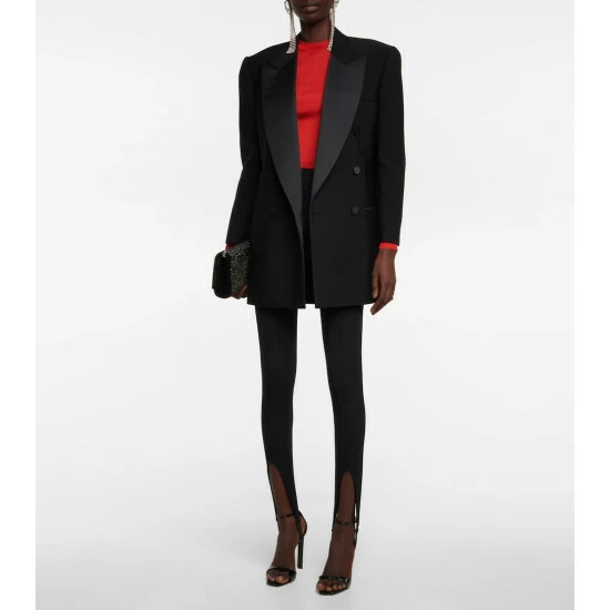 Deals 😍 Saint Laurent Ribbed-knit Logo Sweater ❤️