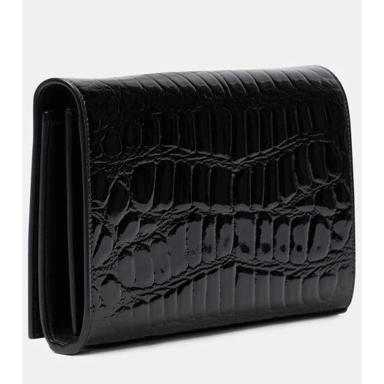 Deals โค๏ธ Saint Laurent Katie Mini Patent Leather Wallet On Chain ๐ฏ - Image 3
