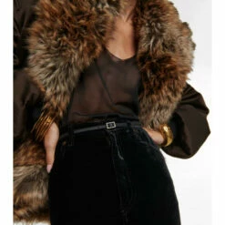 Cheapest 🎉 Saint Laurent Embellished Leather Belt 😉