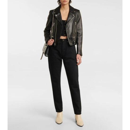 Flash Sale 👏 Saint Laurent Denim Cropped Corset 😉