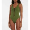 Best deal 👍 Saint Laurent Lace-up Detail 🩱 Swimsuit 🛒