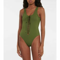 Best deal 👍 Saint Laurent Lace-up Detail 🩱 Swimsuit 🛒
