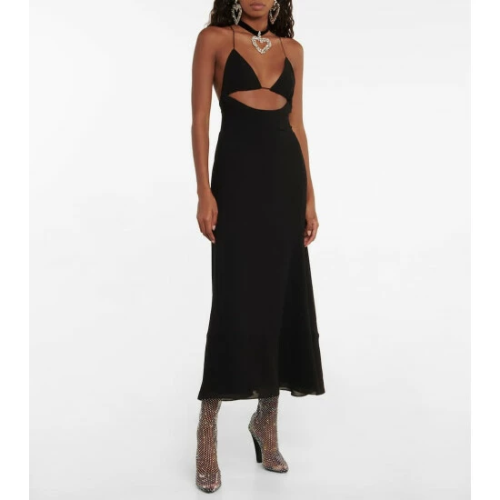 Discount 💯 Saint Laurent Embellished Mesh Knee-high 🥾 Boots 👍