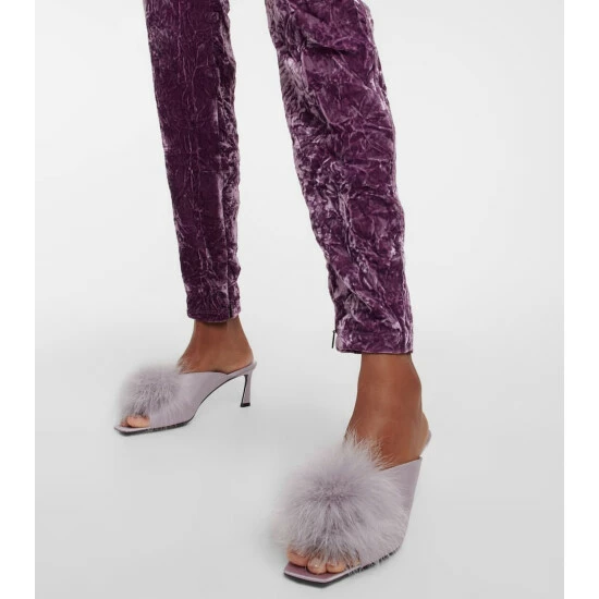 Outlet ๐ Saint Laurent Mae Silk Satin Mules ๐ - Image 3