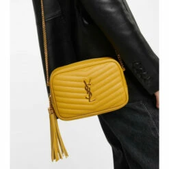 Top 10 😉 Saint Laurent Lou Mini Leather Camera Bag 🔥