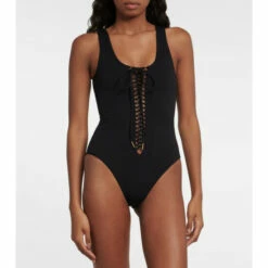 Promo 😍 Saint Laurent Lace-up Detail 🩱 Swimsuit 🎉