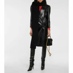 New 🛒 Saint Laurent RIbbed-knit Cashmere Scarf 🎁