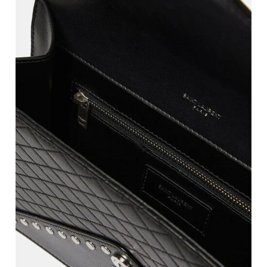 Deals โค๏ธ Saint Laurent Gaby Medium Embellished Leather Shoulder Bag ๐ - Image 2