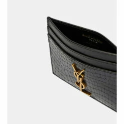 Top 10 ✔️ Saint Laurent Monogram Patent Leather Card Holder 🌟