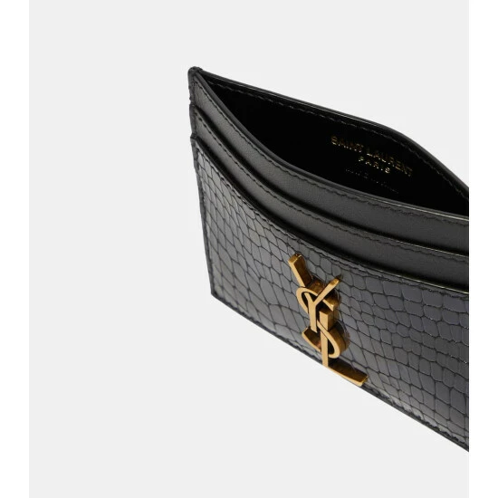 Top 10 βοΈ Saint Laurent Monogram Patent Leather Card Holder π