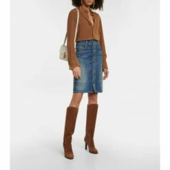 Best reviews of 🧨 Saint Laurent Jane 90 Suede Knee-high 🥾 Boots ❤️