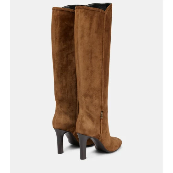Best reviews of 🧨 Saint Laurent Jane 90 Suede Knee-high 🥾 Boots ❤️ - Image 2