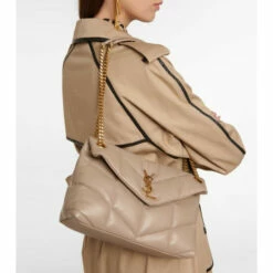 Best reviews of ⌛ Saint Laurent Loulou Puffer Small Leather Shoulder Bag 😍