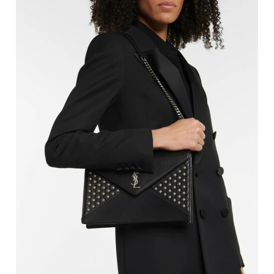 Brand new β Saint Laurent Gaby Medium Embellished Leather Shoulder Bag π₯°