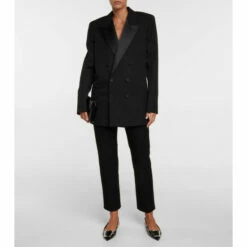 Coupon 🤩 Saint Laurent Maxine Leather Slingback Flats 🌟