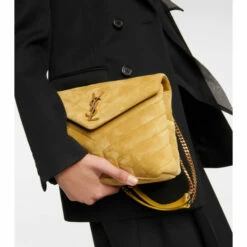 Top 10 ๐ Saint Laurent Loulou Small Suede Shoulder Bag ๐ฅ