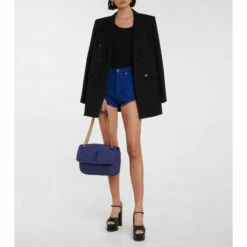 Promo 😍 Saint Laurent High-rise Denim Shorts ✔️