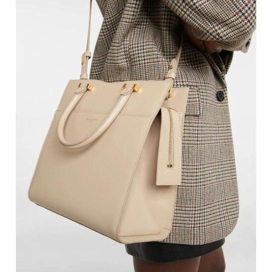 Cheap ✨ Saint Laurent Uptown Small Leather Tote Bag ⌛