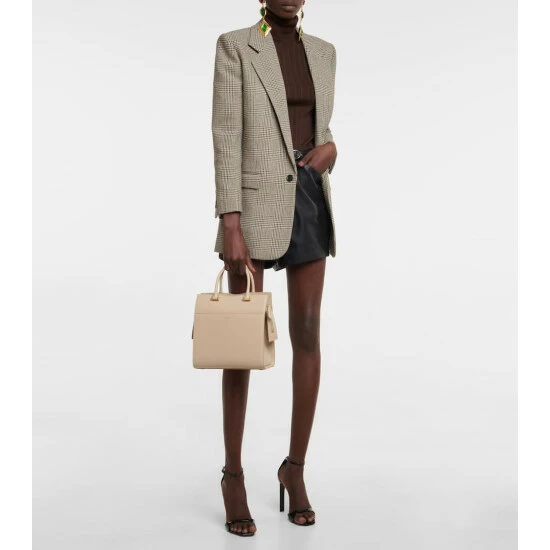 Cheap ✨ Saint Laurent Uptown Small Leather Tote Bag ⌛ - Image 4