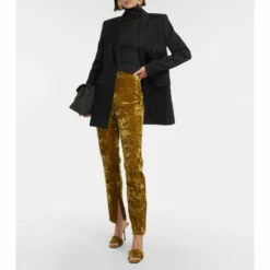 Best Pirce ❤️ Saint Laurent Lucky Velvet Mules 😀