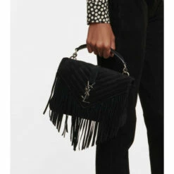 Buy ✨ Saint Laurent Collège Medium Suede Shoulder Bag ✨