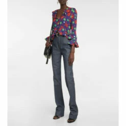 Budget 🌟 Saint Laurent High-rise Straight 👖 Jeans ✔️