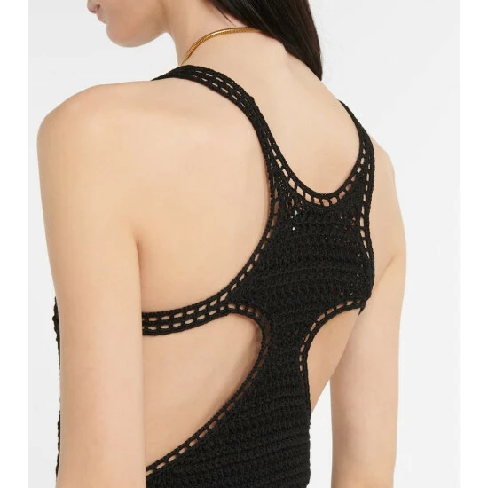 Best reviews of 😍 Saint Laurent Crochet Cotton Maxi 👗 Dress 🔔 - Image 5