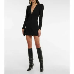 Flash Sale 🛒 Saint Laurent V-neck Minidress 😀
