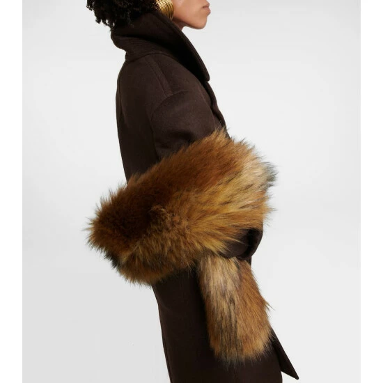 Cheapest ๐ Saint Laurent Faux Fur Scarf โญ - Image 2