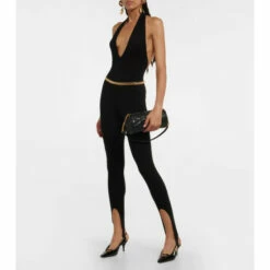 Top 10 ✔️ Saint Laurent Halterneck Wool Jumpsuit 😍