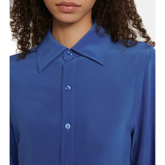 Hot Sale π Saint Laurent Silk CrΓͺpe De Chine π Shirt π - Image 3