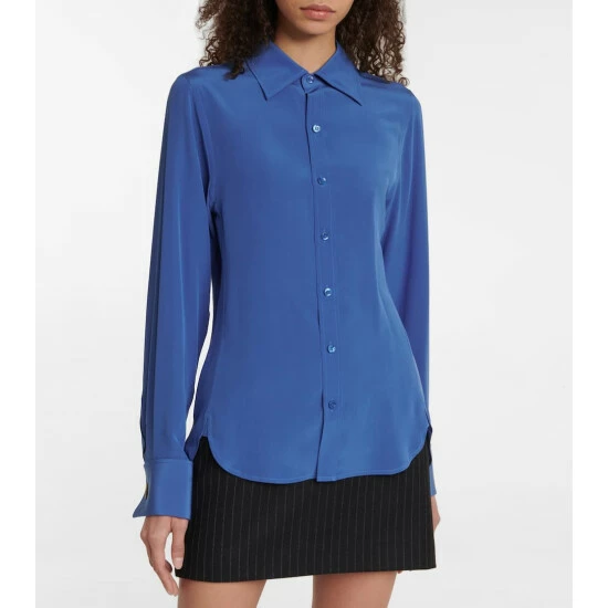 Hot Sale π Saint Laurent Silk CrΓͺpe De Chine π Shirt π - Image 4