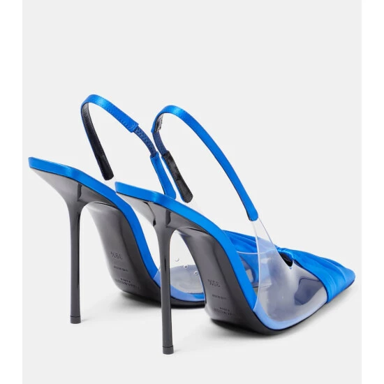 Best deal 😉 Saint Laurent Chica PVC And Satin Slingback Pumps 🤩 - Image 2