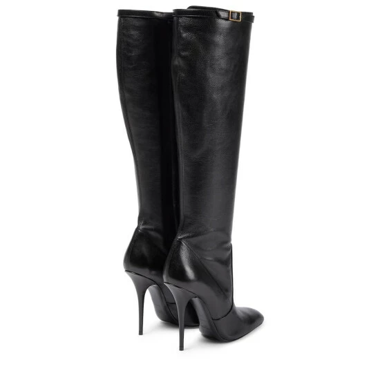 Best Sale 🥰 Saint Laurent Tess Leather 🥾 Boots 🔥 - Image 2